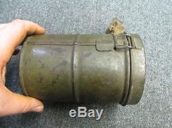 WWI IMPERIAL GERMAN ARMY GAS MASK With CAN, FILTER, & SPARE LENSES