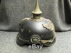 Wwi Imperial German Baden M. 15 Pickelhaube Helmet-original