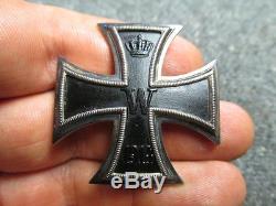 Wwi Imperial German Iron Cross 1st Class Medal-original-excellent-vaulted