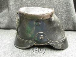 Wwi Imperial German M1915 Jaeger Troops Shako Hat Helmet-original