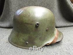Wwi Imperial German Model 1917 Helmet-nice Paint-original