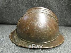 WWI IMPERIAL RUSSIAN ISSUED FRENCH MODEL 1915 ADRIAN HELMET