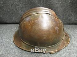 WWI IMPERIAL RUSSIAN ISSUED FRENCH MODEL 1915 ADRIAN HELMET
