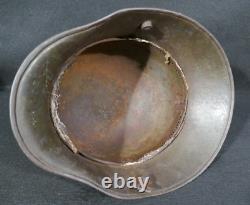 WWI Imperial German Army M16 Combat Helmet Size 64 Early-War Issue Paint, Orig