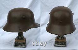 WWI Imperial German Army Trench Helmet M17 World War One