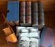 WWI KEYSTONE 300 STEREOVIEW PHOTOS & OAK STEREOSCOPE VOLS 1-6 with CATALOG & MAPS