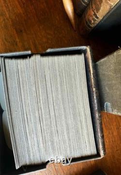WWI KEYSTONE 300 STEREOVIEW PHOTOS & OAK STEREOSCOPE VOLS 1-6 with CATALOG & MAPS