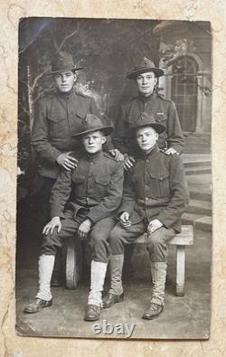 WWI KIA USMC RPPC 47 Co. 5th MARINES BELLEAU WOOD HILL 142 GORDON ODONNELL PHOTO