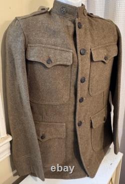 WWI K troop, 3rd Cavalry Regt, 3rd CORPS. M1917 British Contract Service Coat