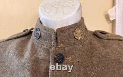 WWI K troop, 3rd Cavalry Regt, 3rd CORPS. M1917 British Contract Service Coat