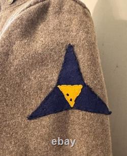 WWI K troop, 3rd Cavalry Regt, 3rd CORPS. M1917 British Contract Service Coat