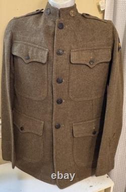 WWI K troop, 3rd Cavalry Regt, 3rd CORPS. M1917 British Contract Service Coat