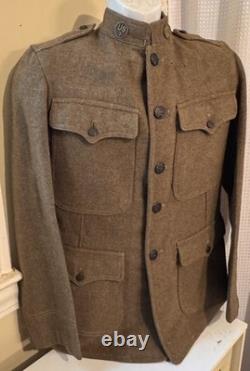WWI K troop, 3rd Cavalry Regt, 3rd CORPS. M1917 British Contract Service Coat