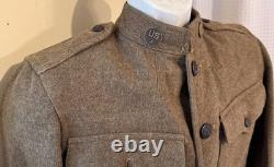WWI K troop, 3rd Cavalry Regt, 3rd CORPS. M1917 British Contract Service Coat