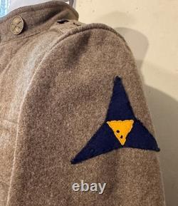 WWI K troop, 3rd Cavalry Regt, 3rd CORPS. M1917 British Contract Service Coat