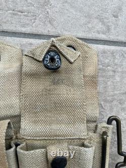 WWI M1910 Ammo Cartridge Belt, Unit Marked, 319th Infantry, Coy A