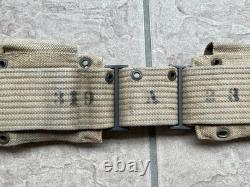 WWI M1910 Ammo Cartridge Belt, Unit Marked, 319th Infantry, Coy A