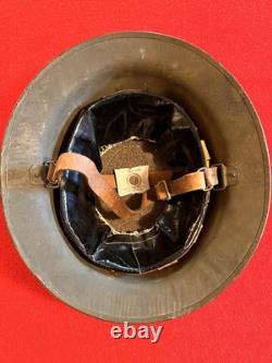 WWI M1917 Helmet (ZC202) Complete Liner, Tag & C/S (Size 6 7/8) Mint NOS Uniss