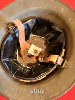 WWI M1917 Helmet (ZC202) Complete Liner, Tag & C/S (Size 6 7/8) Mint NOS Uniss