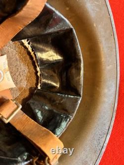 WWI M1917 Helmet (ZC202) Complete Liner, Tag & C/S (Size 6 7/8) Mint NOS Uniss