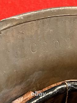 WWI M1917 Helmet (ZC202) Complete Liner, Tag & C/S (Size 6 7/8) Mint NOS Uniss