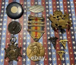 WWI Medal/ID Group to Medical Corps Officer from Maryland Fought with British RA