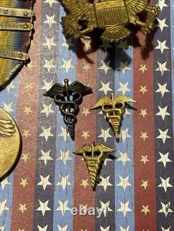 WWI Medal/ID Group to Medical Corps Officer from Maryland Fought with British RA