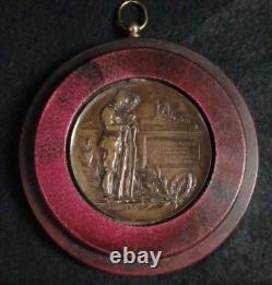 WWI Memorial Plaque Bronze MEDAL 3 Sculptor Alfred Drury'Lest We Forget