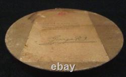 WWI Memorial Plaque Bronze MEDAL 3 Sculptor Alfred Drury'Lest We Forget