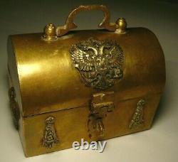 WWI Military Box Imperial Russia Crown Copper