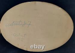 WWI Military Named Soldier Flag Eagle Photo Frame Convex Glass