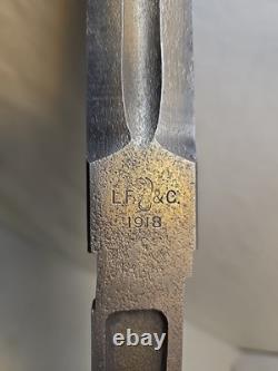 WWI Model 1913 Patton Cavalry Sword Saber Blade LF&C 1918