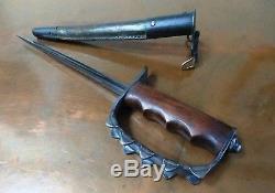 WWI Model 1917 D-Guard Trench Knife. A. C. Co