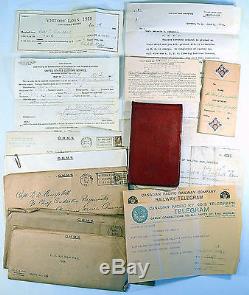 WWI NAMED IDENTIFIED CAPTAINS UNIFORM GROUP With DOCUMENTS 1918 MEDICAL CORP MD