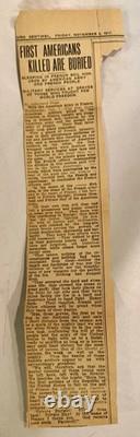 WWI Named Military Scrapbook Page 24 Original Photos 110th Infantry Soldier