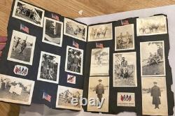 WWI Named Military Scrapbook Page 24 Original Photos 110th Infantry Soldier