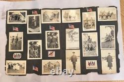 WWI Named Military Scrapbook Page 24 Original Photos 110th Infantry Soldier