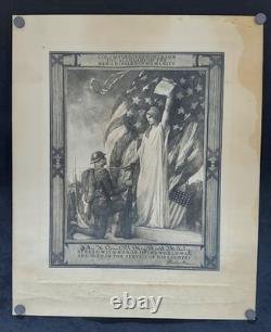 WWI Named Soldier Served With Honor Died In The Service Presidential Certificate