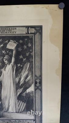 WWI Named Soldier Served With Honor Died In The Service Presidential Certificate