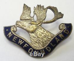 WWI Newfoundland Battalion ORIGINAL Sweetheart Badge Canada CEF Regiment