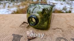 WWI ORIGINAL GERMAN J. J. W. PETERS GIN GREEN GLAS BOTTLE from CHRISTMAS BATTLES