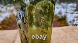 WWI ORIGINAL GERMAN J. J. W. PETERS GIN GREEN GLAS BOTTLE from CHRISTMAS BATTLES