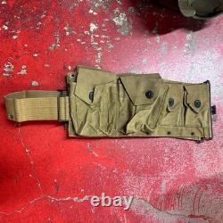 WWI Original B. A. R. Belt Ammo Magazine BAR Gunners Dated 1918