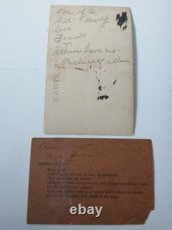 WWI Over 20 Letters, 1 Photo & USS Leviathon Troop Billet Card Nice Content