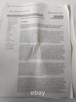 WWI Over 20 Letters, 1 Photo & USS Leviathon Troop Billet Card Nice Content