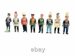WWI Personality Figures 5 Tall Resin Cast. Eight (8) Figures