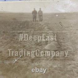 WWI Photograph Mass Grave Real Picture Postcard World War One France Germany