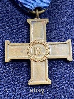 WWI Poland Wielkopolski Great Uprising Cross 1918-19 Original RARE