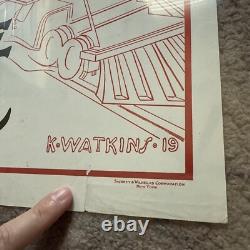 WWI Poster The Victory Loan Flyers Airplane Special Show Train