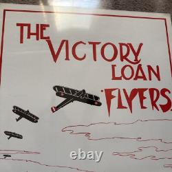 WWI Poster The Victory Loan Flyers Airplane Special Show Train
